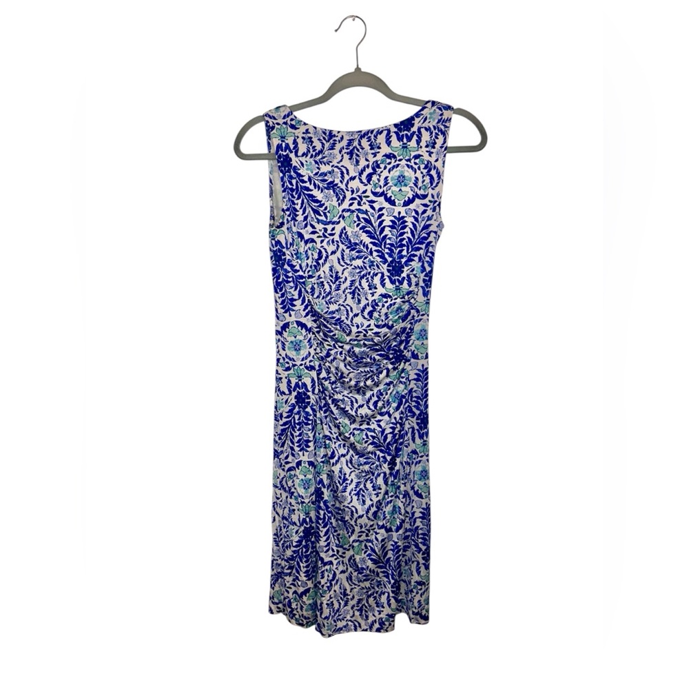Tory Burch - Floral Blue and White Dress